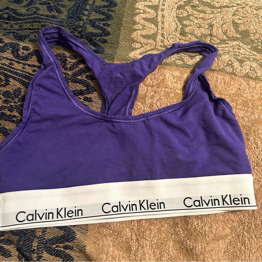 Calvin Klein Purple Bra
